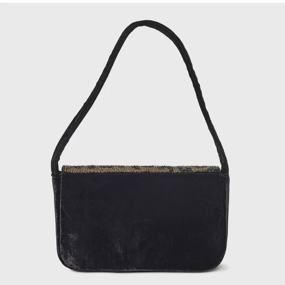 NWT Embellished Leopard Print Flap Shoulder Bag - Picture 4 of 5